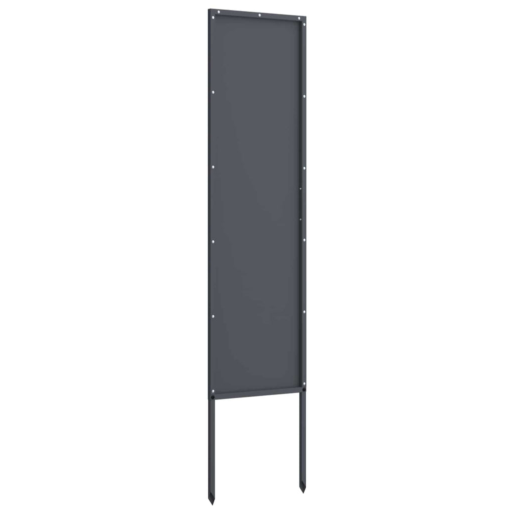 Garten Sichtschutz-Leinwand Anthrazit 32 x 140 cm