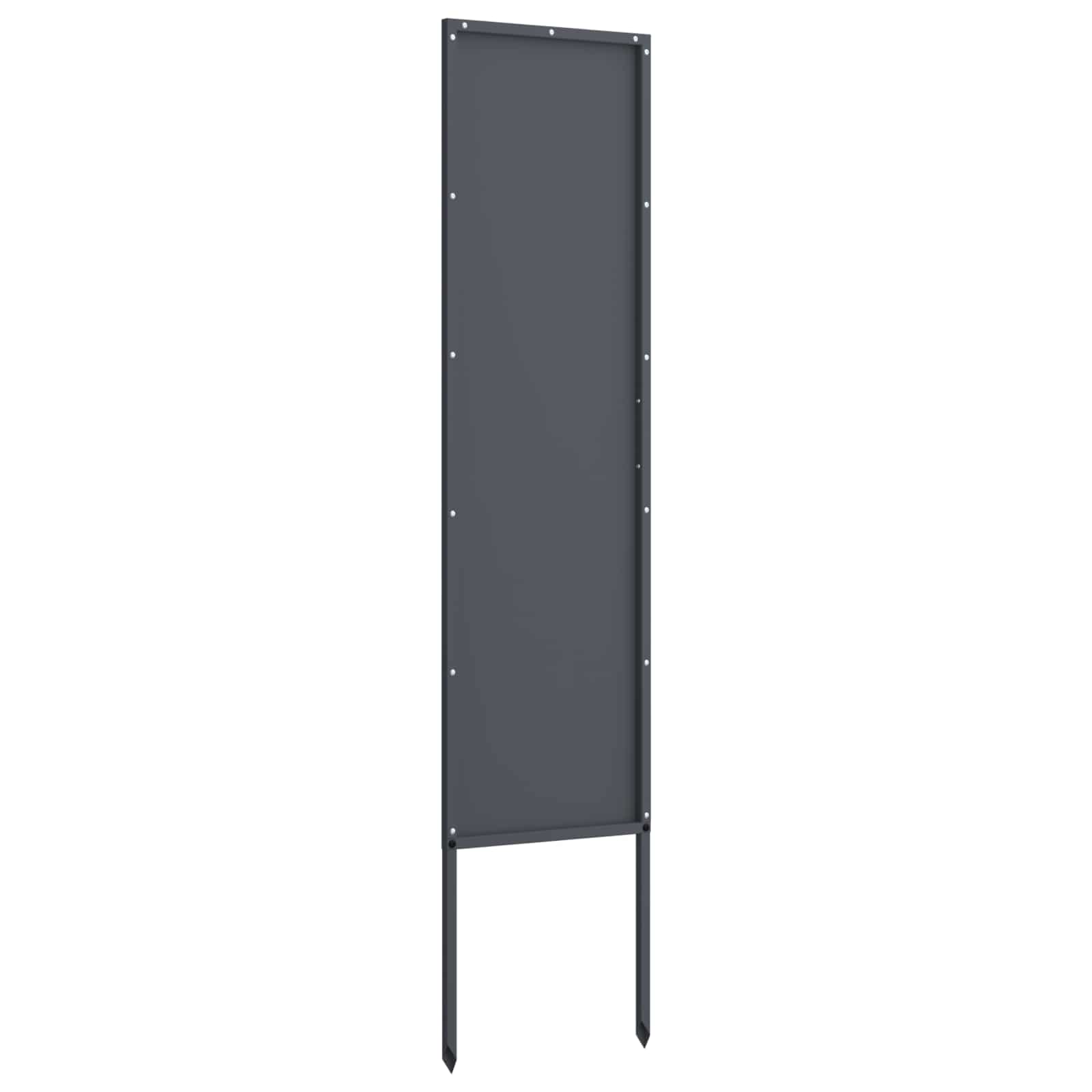 Garten Sichtschutz-Leinwand Anthrazit 32 x 140 cm