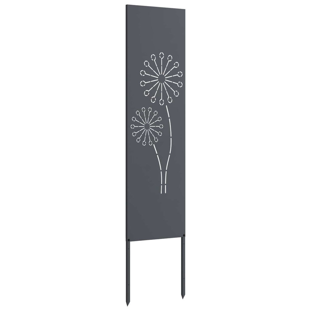Garten Sichtschutz-Leinwand Anthrazit 32 x 140 cm