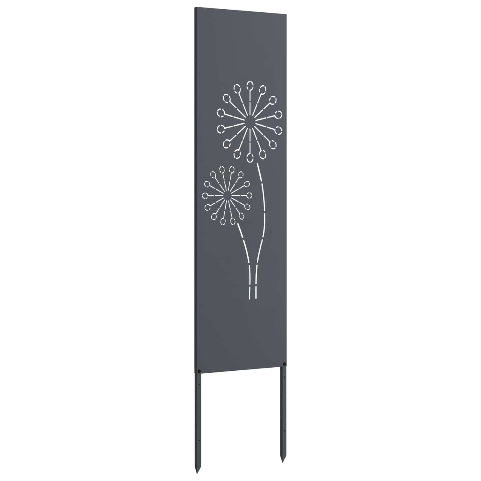 Garten Sichtschutz-Leinwand Anthrazit 32 x 140 cm