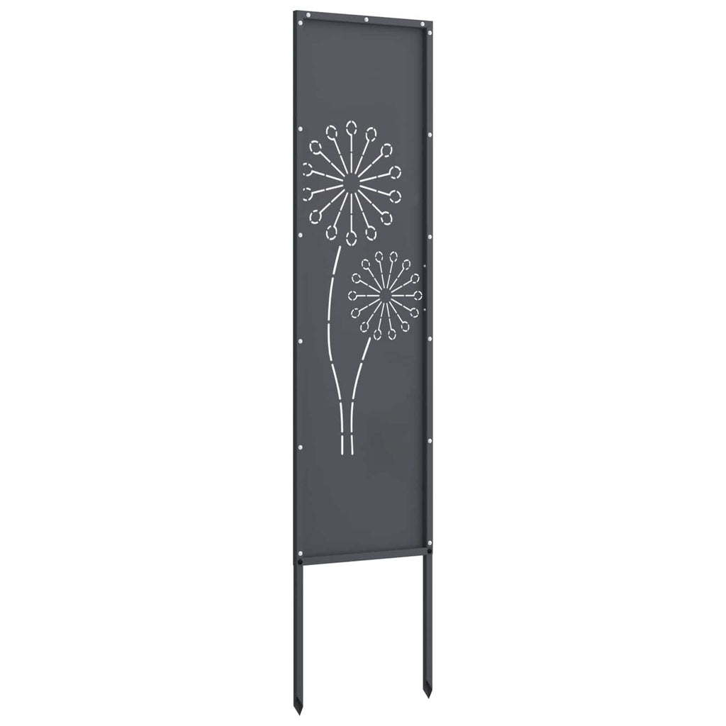 Garten Sichtschutz-Leinwand Anthrazit 32 x 140 cm