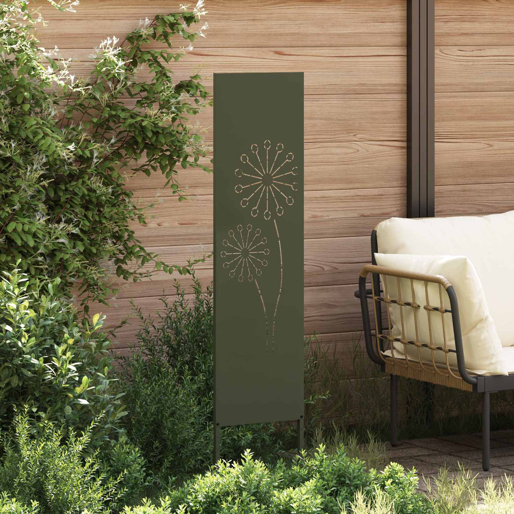 Garten Sichtschutz-Leinwand Olivgrün 32 x 140 cm