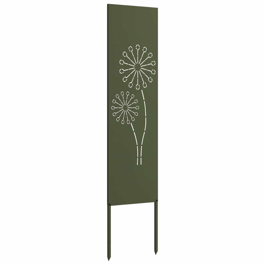 Garten Sichtschutz-Leinwand Olivgrün 32 x 140 cm
