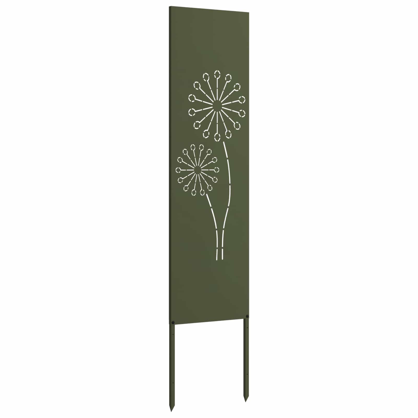 Garten Sichtschutz-Leinwand Olivgrün 32 x 140 cm