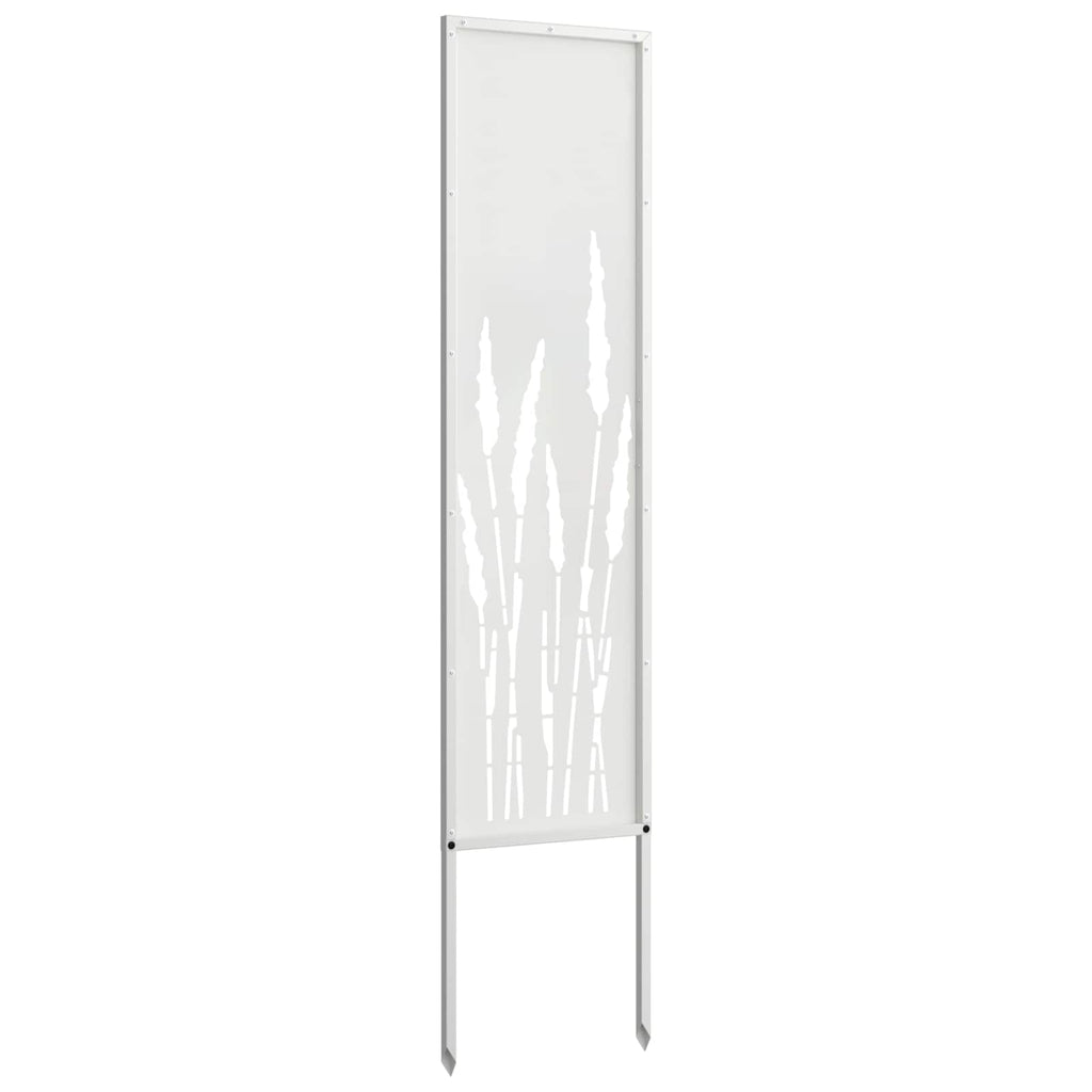 Garten Sichtschutz-Leinwand Weiß 32 x 140 cm