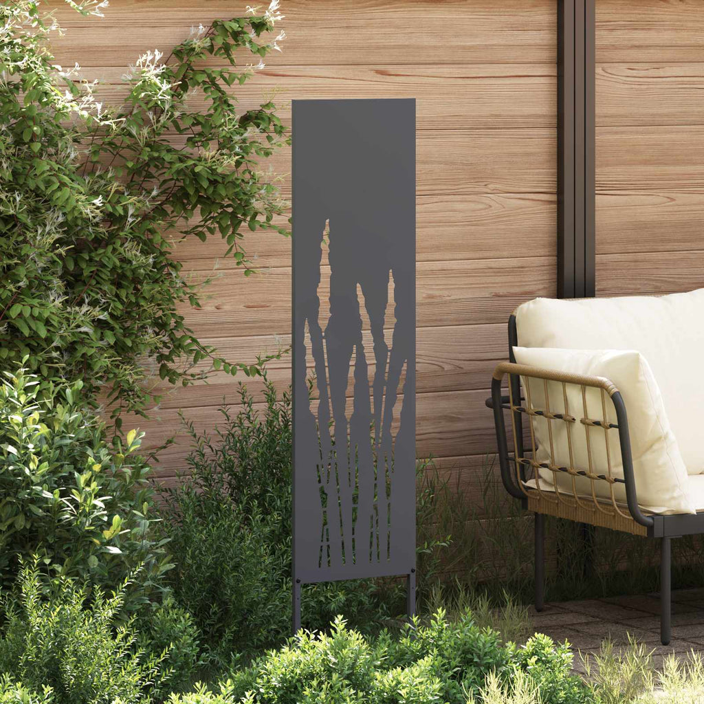 Garten Sichtschutz-Leinwand Anthrazit 32 x 140 cm