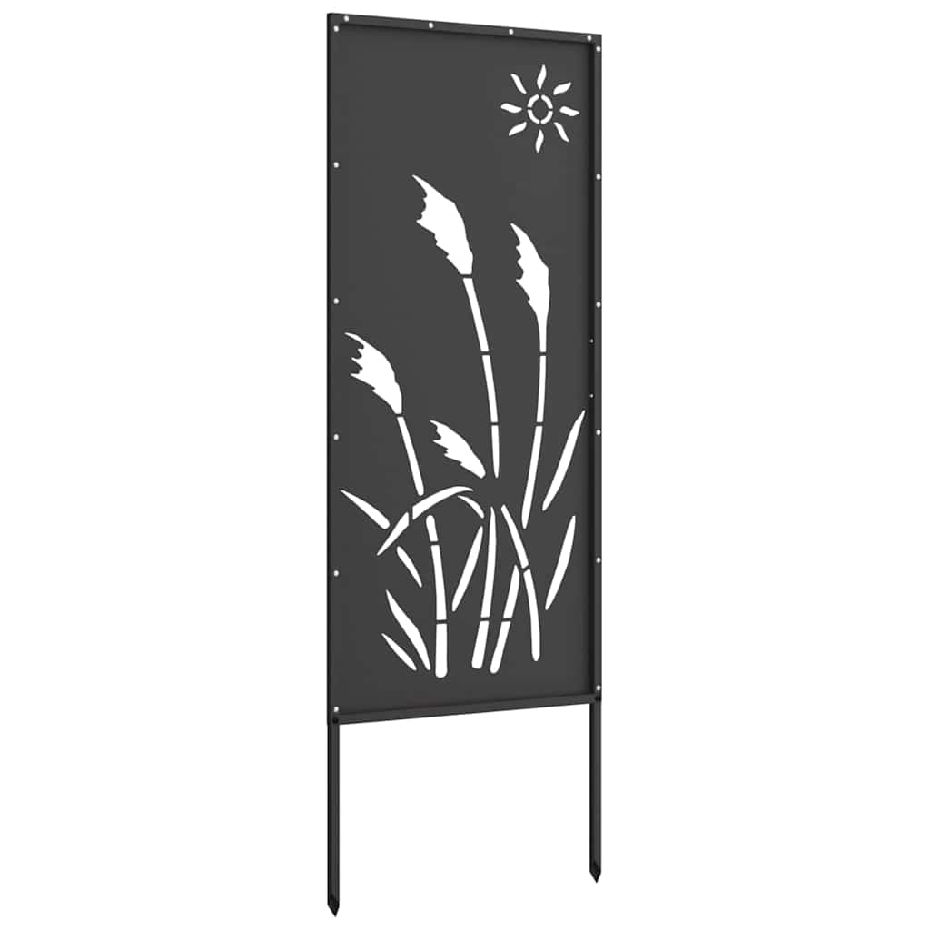 Garten Sichtschutz-Leinwand Schwarz 50 x 140 cm