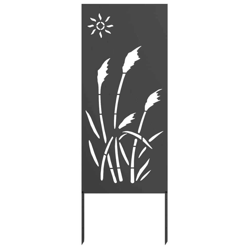 Garten Sichtschutz-Leinwand Schwarz 50 x 140 cm