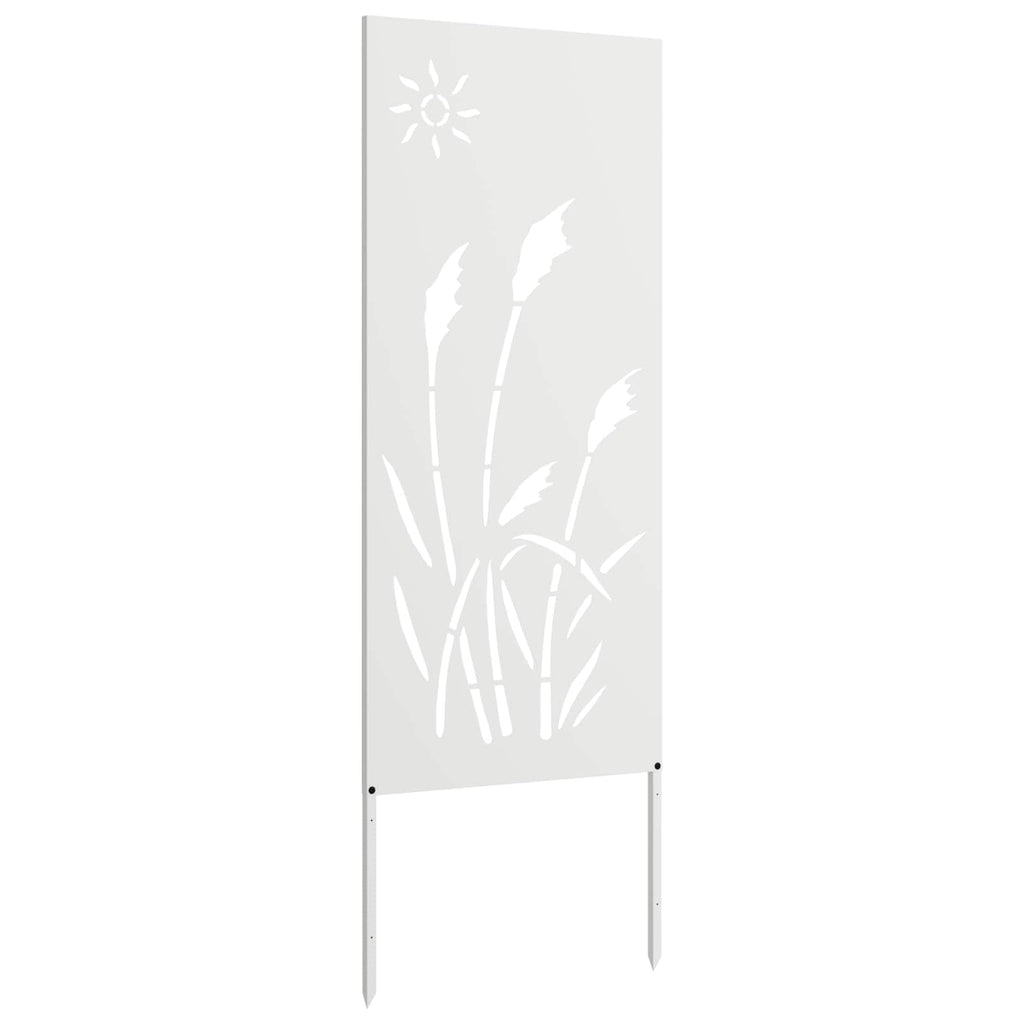 Garten Sichtschutz-Leinwand Weiß 50 x 140 cm