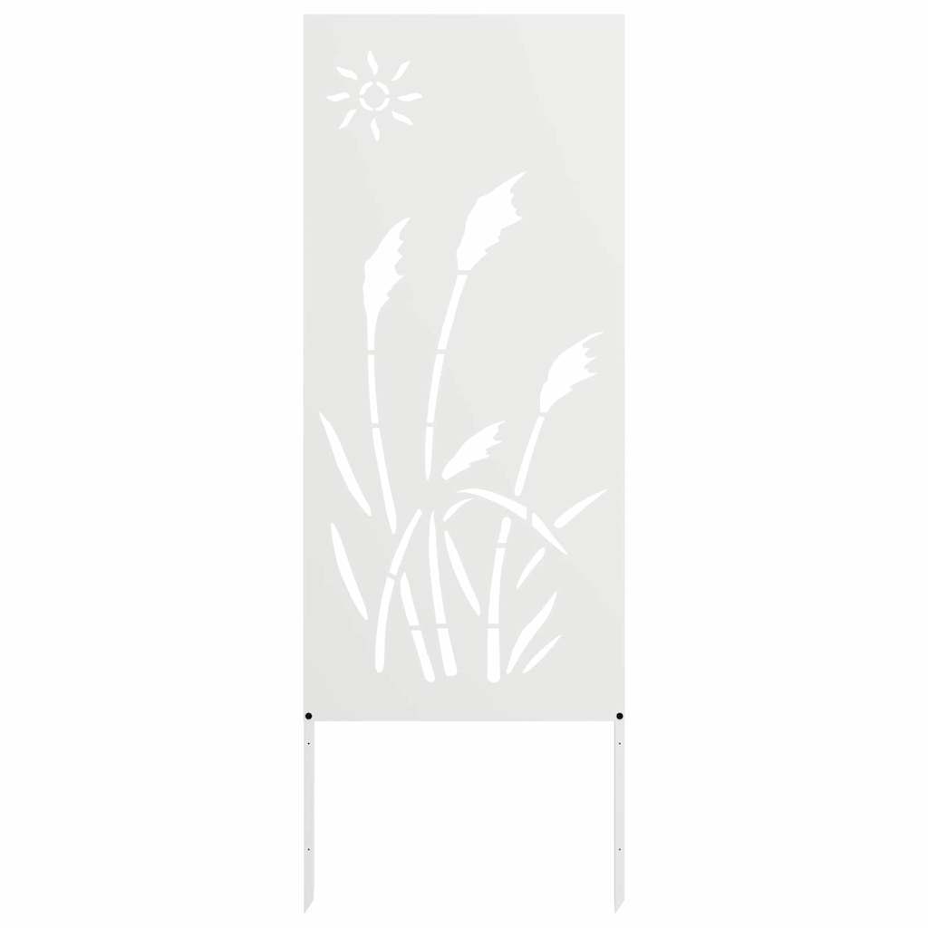 Garten Sichtschutz-Leinwand Weiß 50 x 140 cm