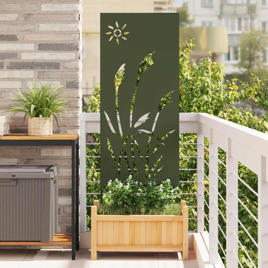 Garten Sichtschutz-Leinwand Olivgrün 50 x 140 cm