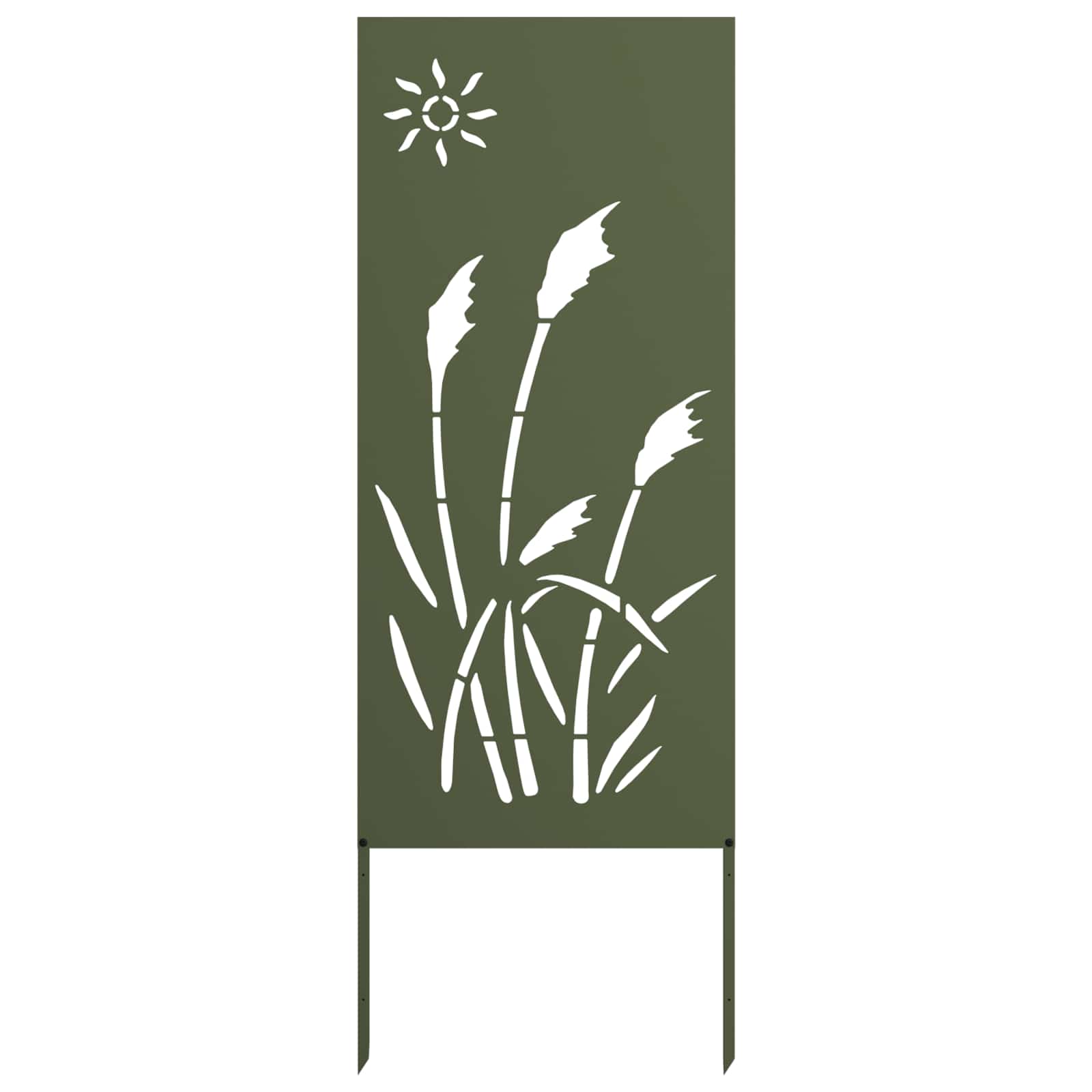 Garten Sichtschutz-Leinwand Olivgrün 50 x 140 cm