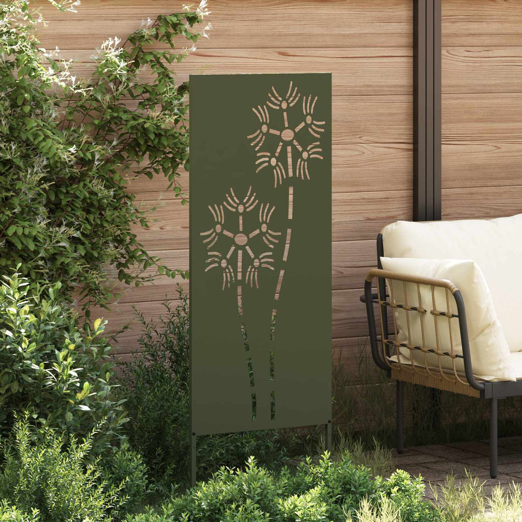 Garten Sichtschutz-Leinwand Olivgrün 50 x 140 cm