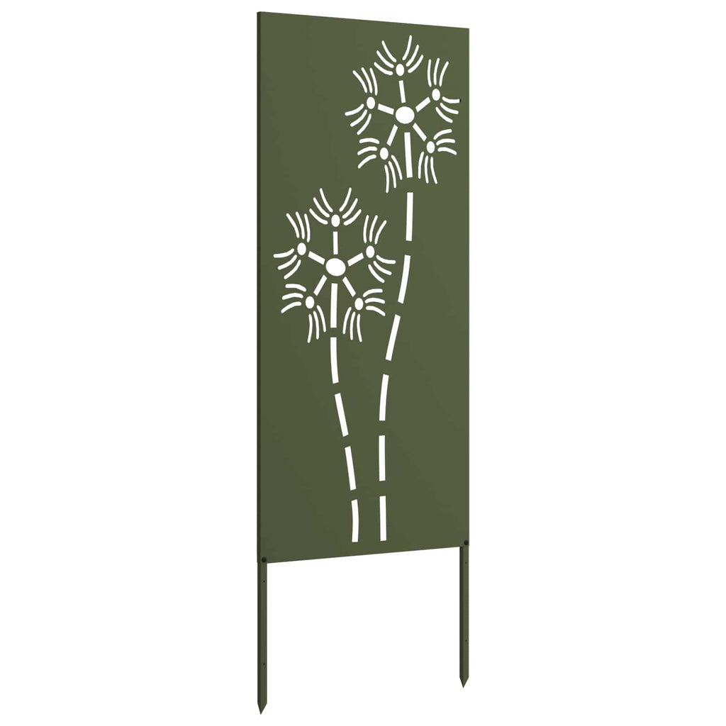 Garten Sichtschutz-Leinwand Olivgrün 50 x 140 cm
