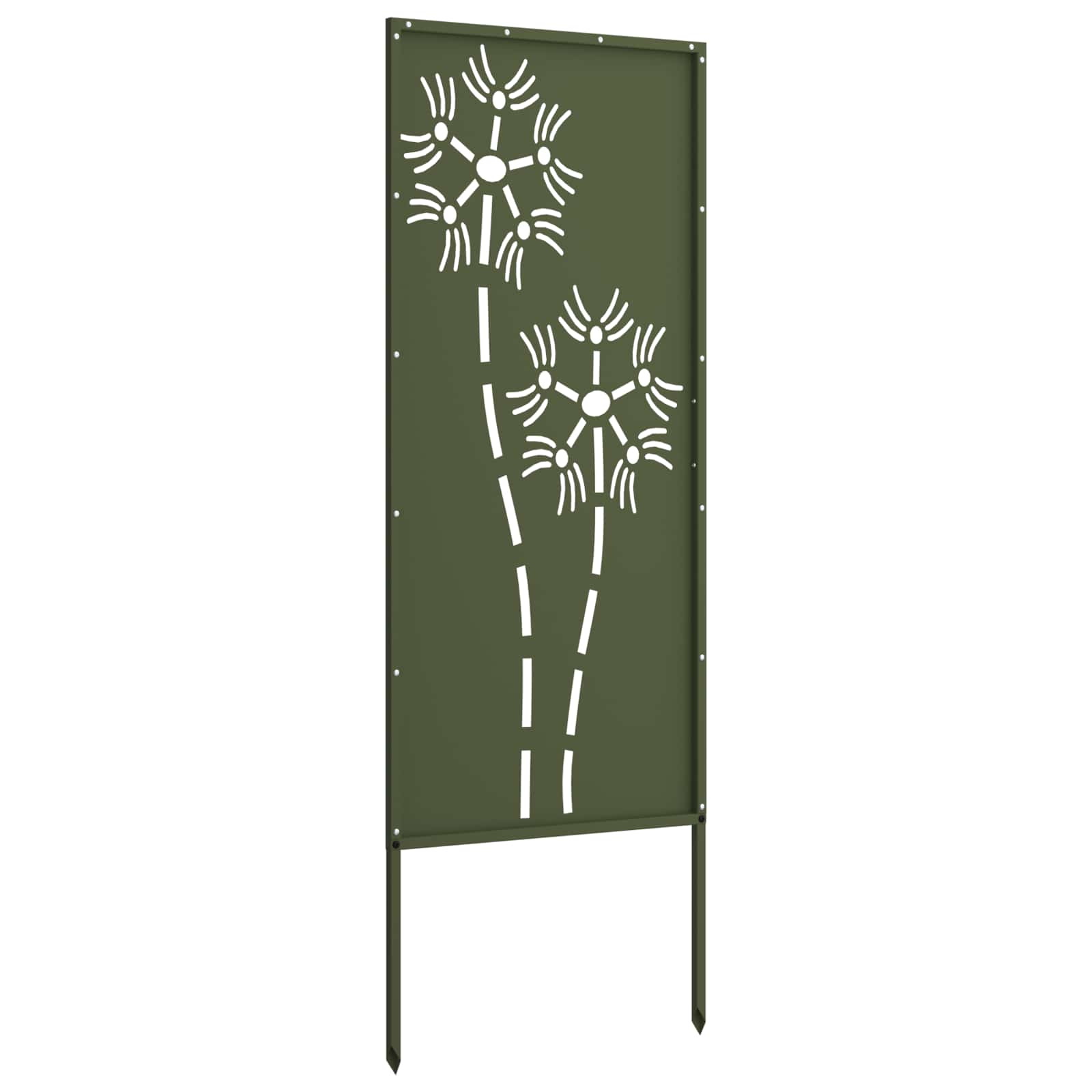 Garten Sichtschutz-Leinwand Olivgrün 50 x 140 cm