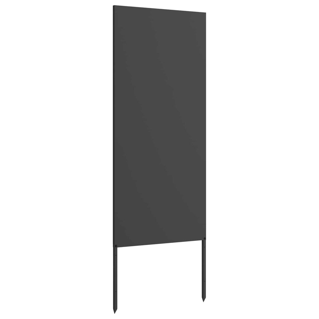 Garten Sichtschutz-Leinwand Schwarz 50 x 140 cm