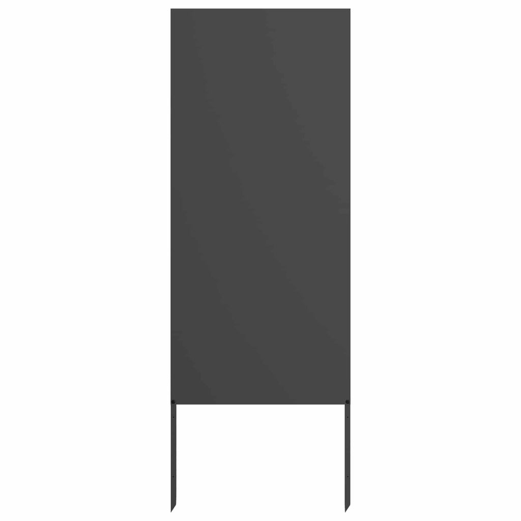 Garten Sichtschutz-Leinwand Schwarz 50 x 140 cm