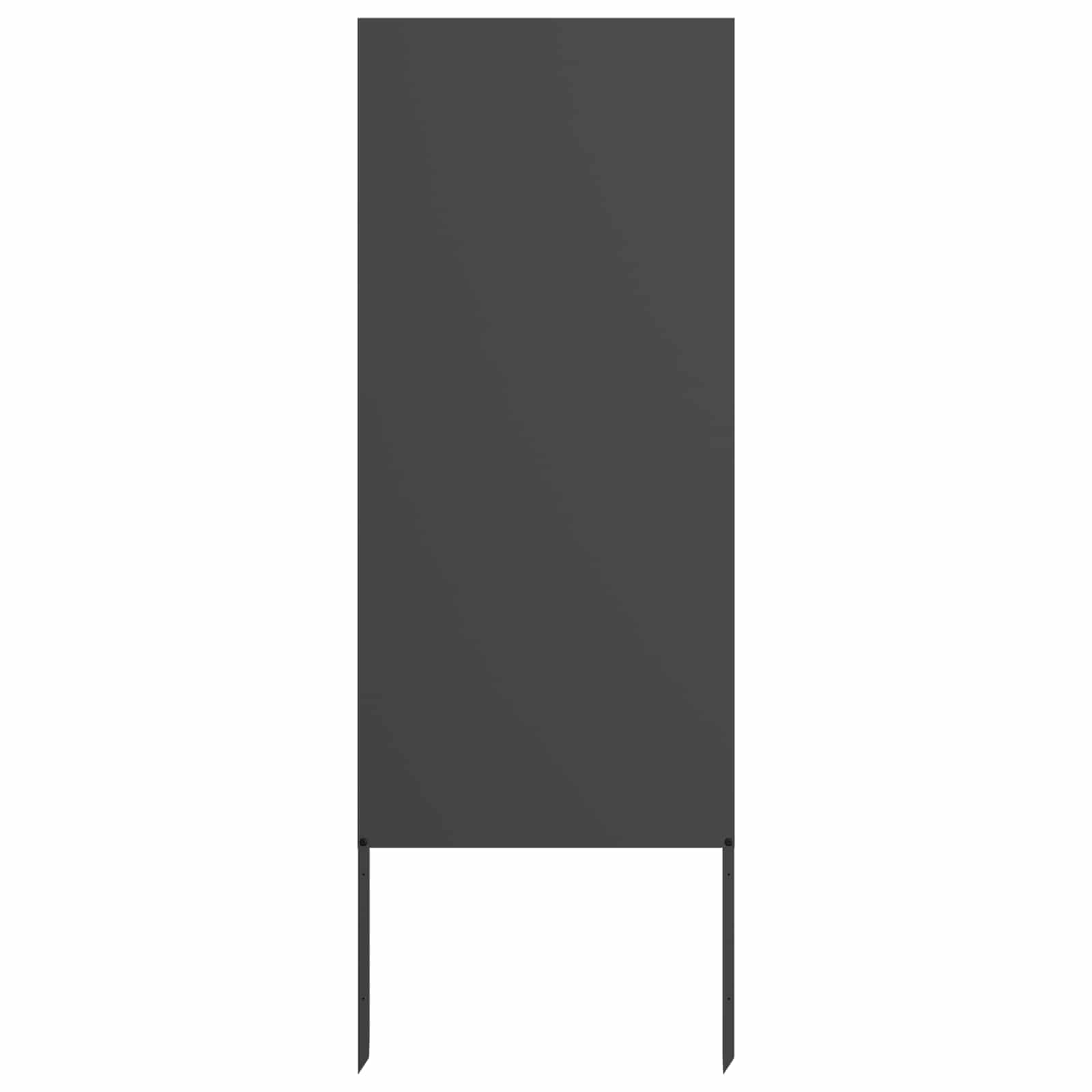 Garten Sichtschutz-Leinwand Schwarz 50 x 140 cm