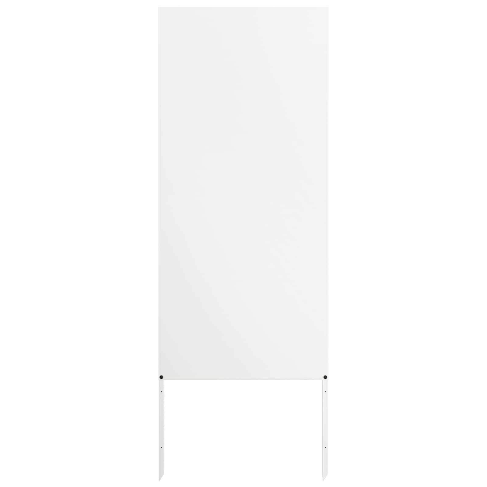 Garten Sichtschutz-Leinwand Weiß 50 x 140 cm