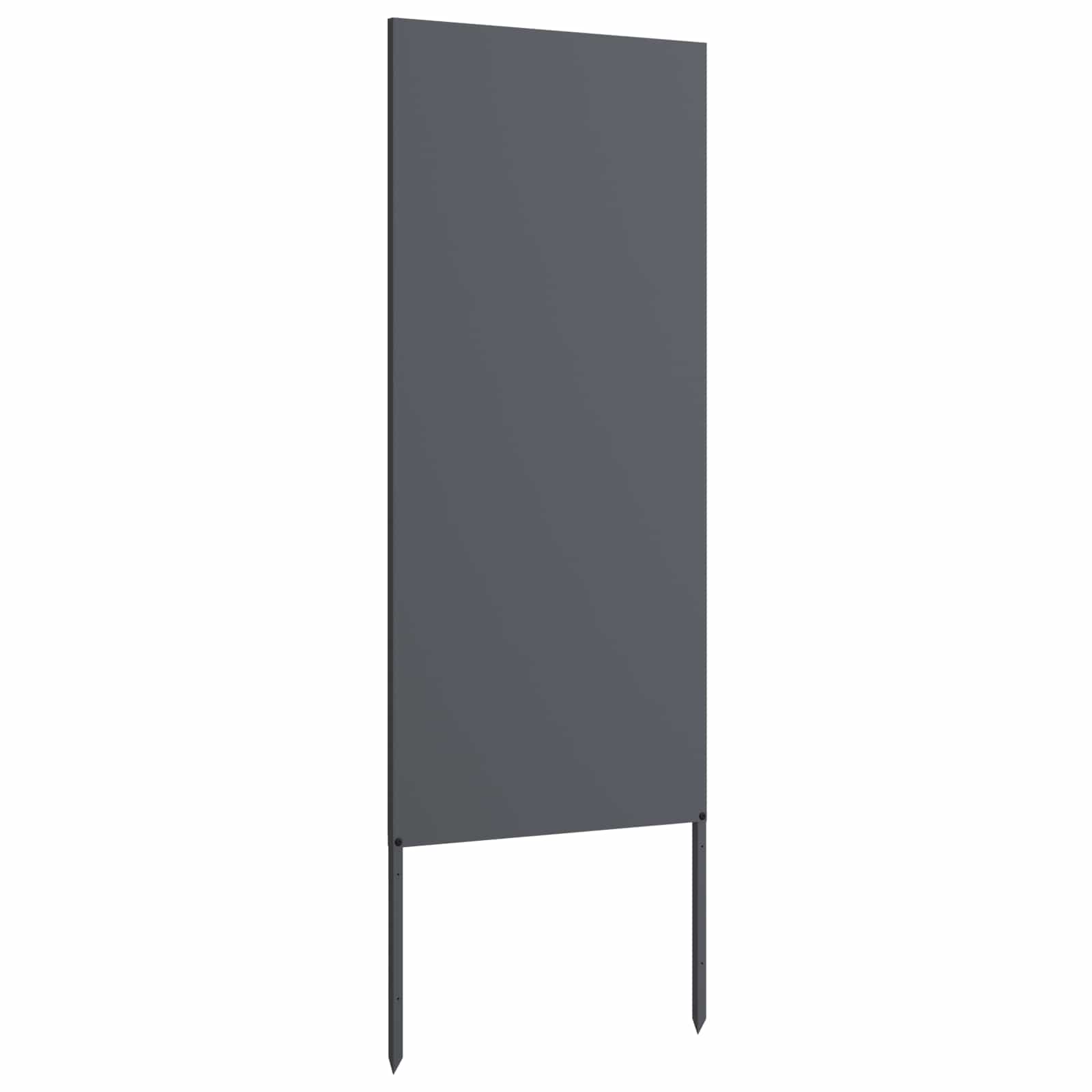 Garten Sichtschutz-Leinwand Anthrazit 50 x 140 cm