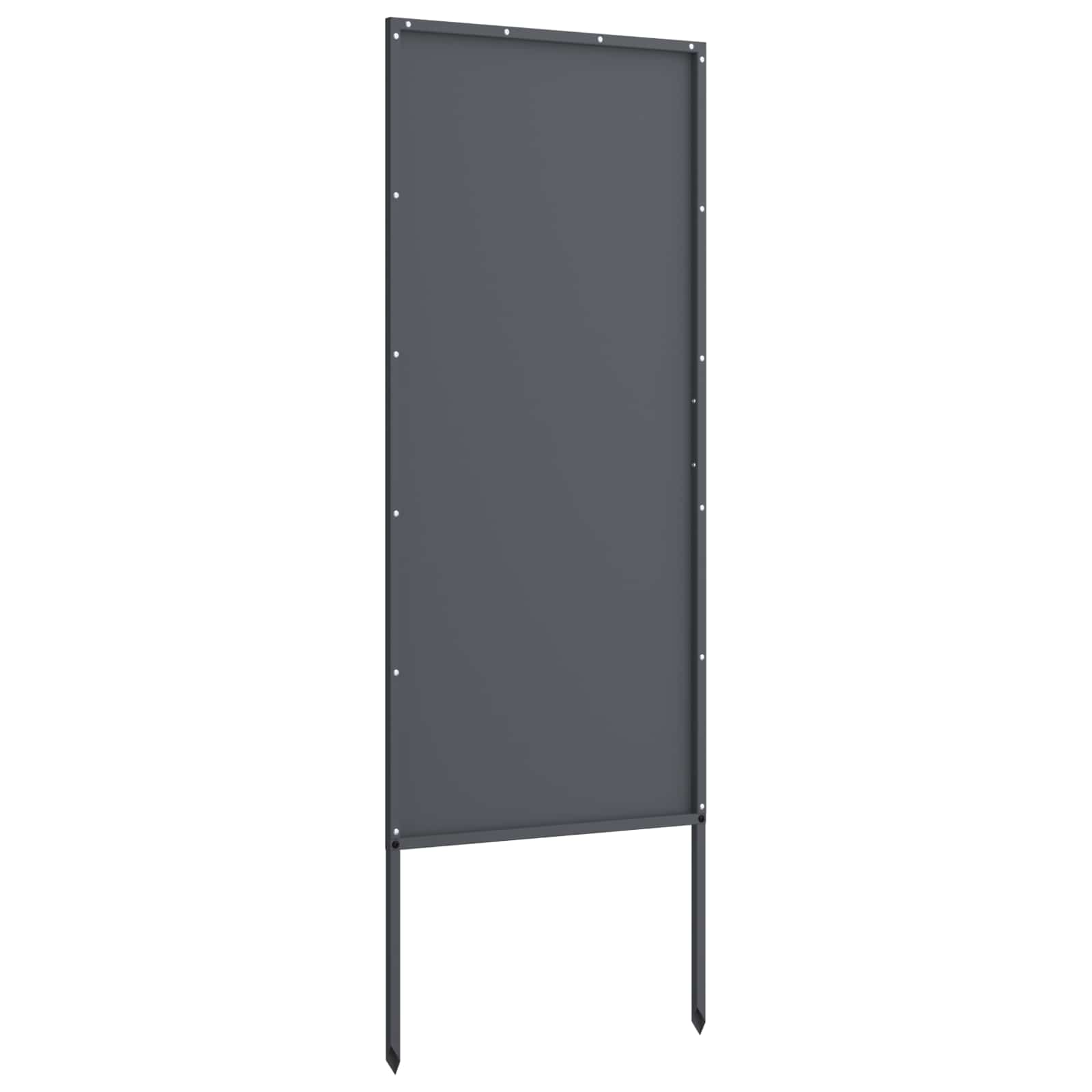 Garten Sichtschutz-Leinwand Anthrazit 50 x 140 cm