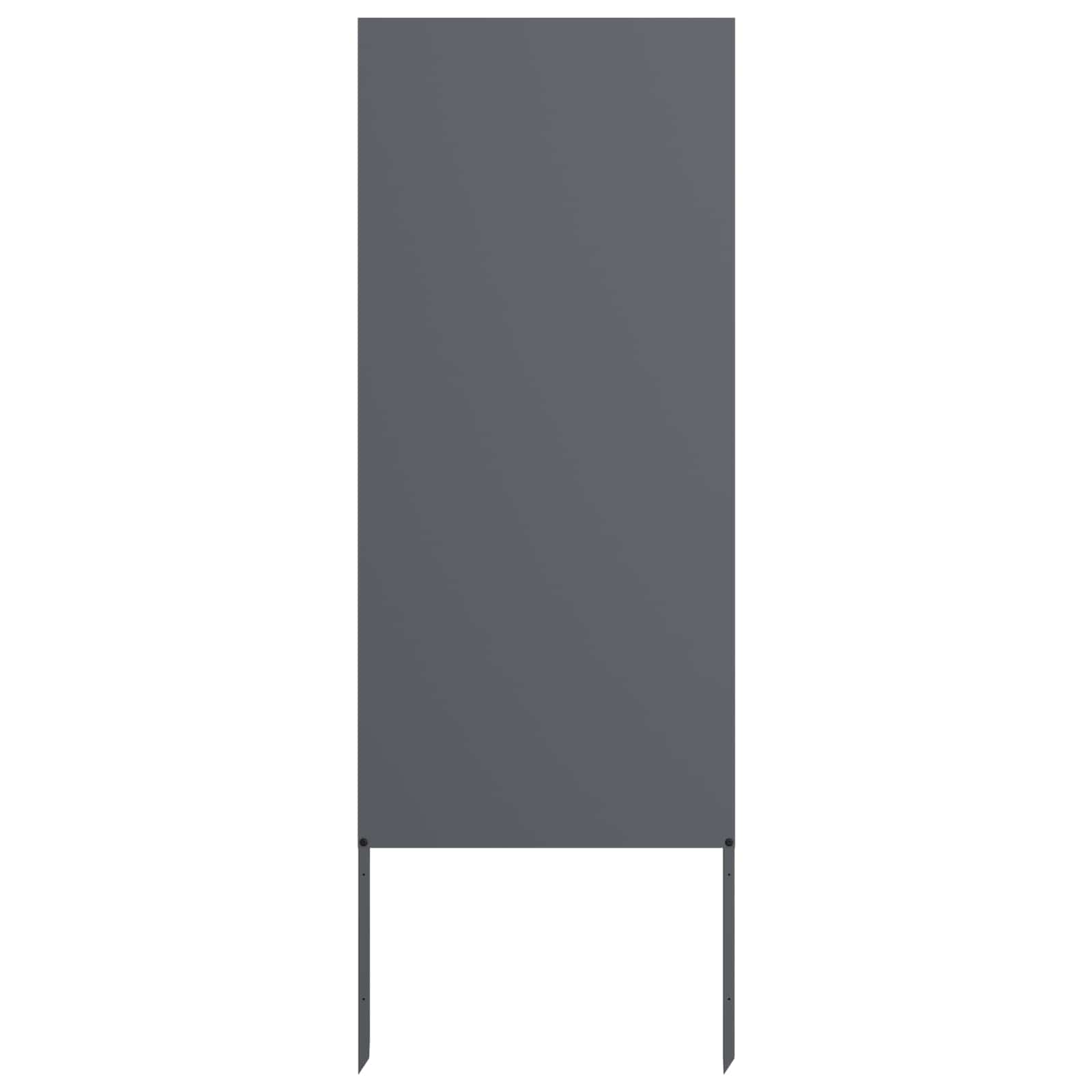 Garten Sichtschutz-Leinwand Anthrazit 50 x 140 cm