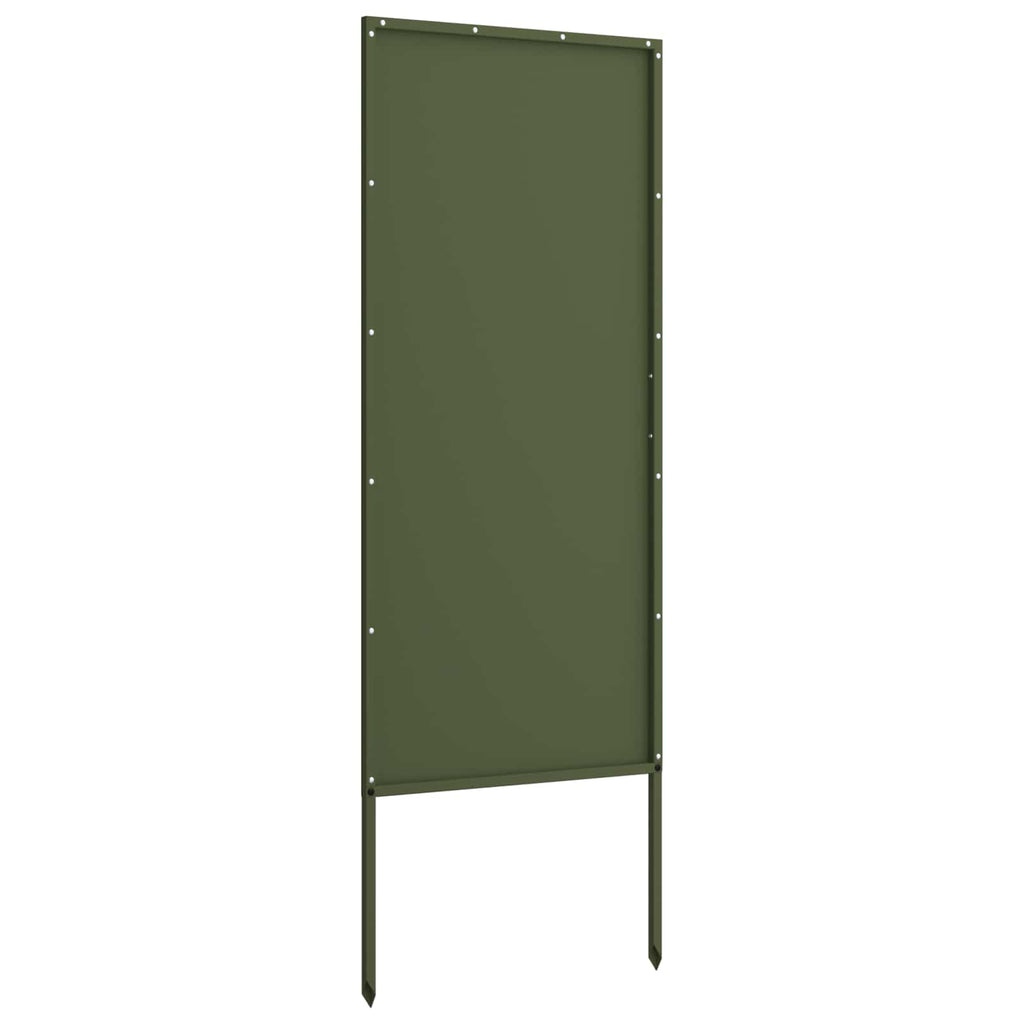 Garten Sichtschutz-Leinwand Olivgrün 50 x 140 cm