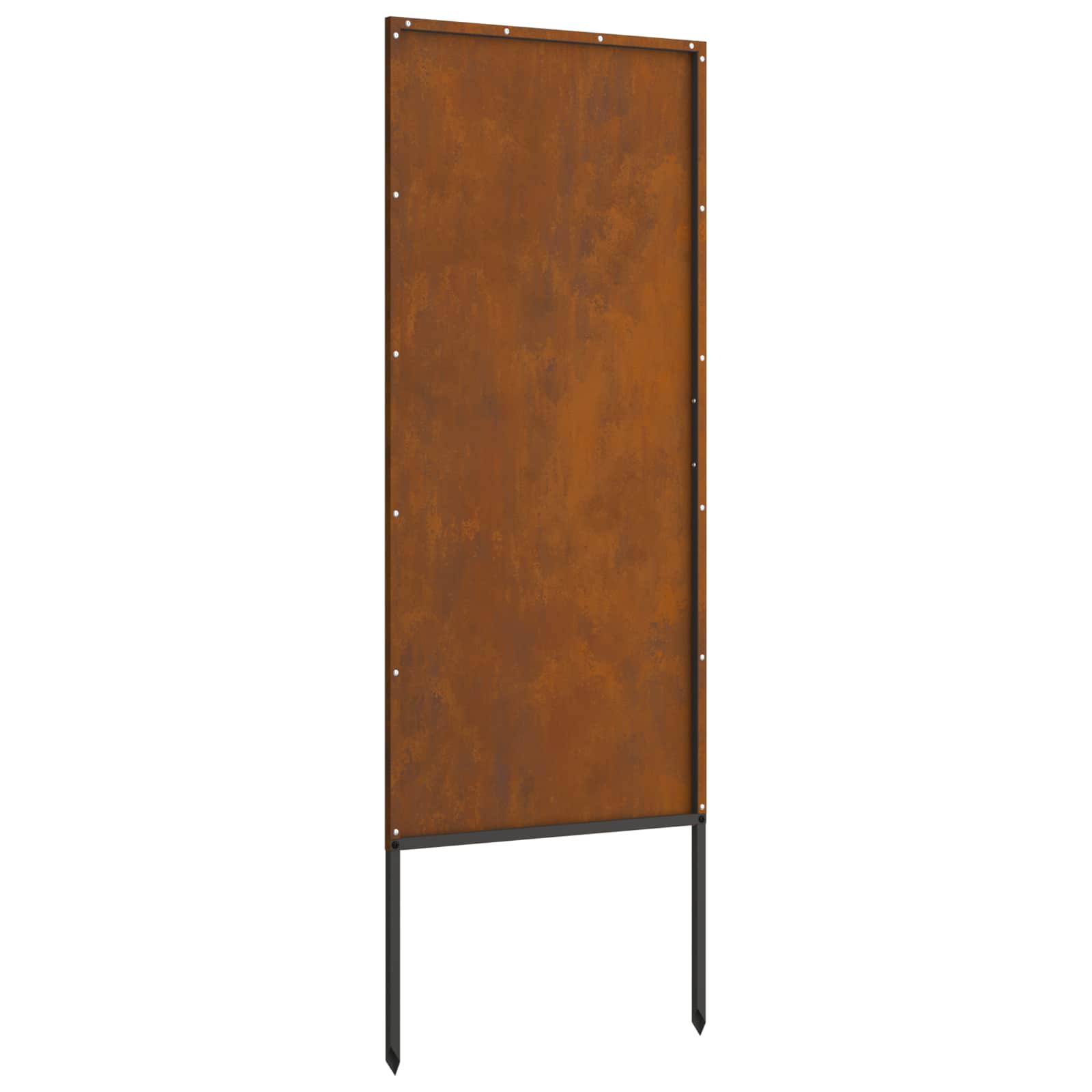 Garten Sichtschutz-Leinwand Rostig 50 x 140 cm Wetterfeststahl