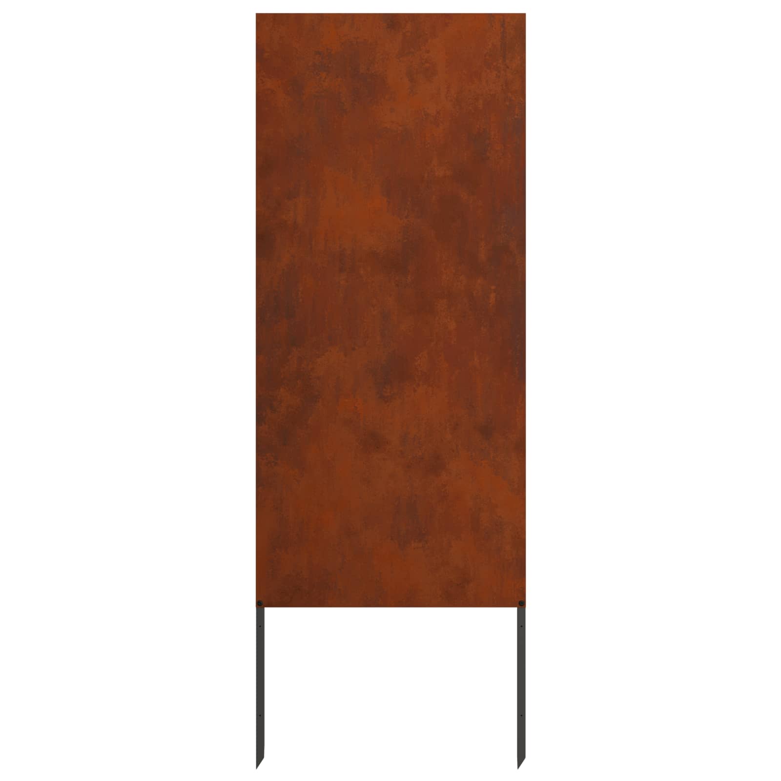 Garten Sichtschutz-Leinwand Rostig 50 x 140 cm Wetterfeststahl