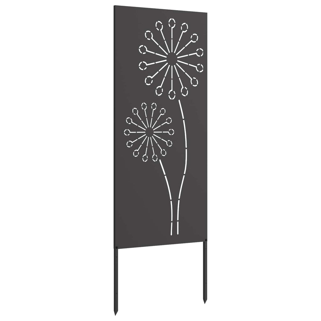 Garten Sichtschutz-Leinwand Schwarz 50 x 140 cm