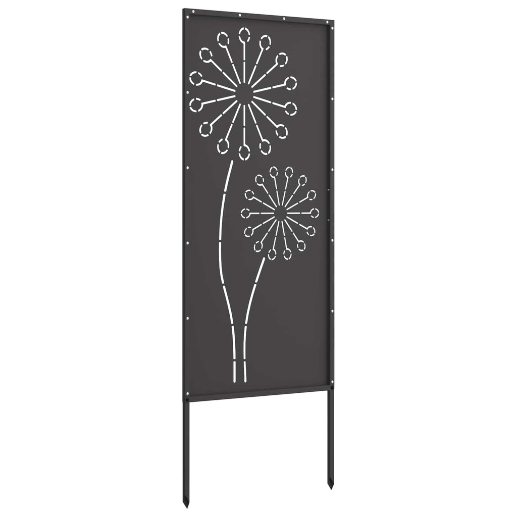 Garten Sichtschutz-Leinwand Schwarz 50 x 140 cm