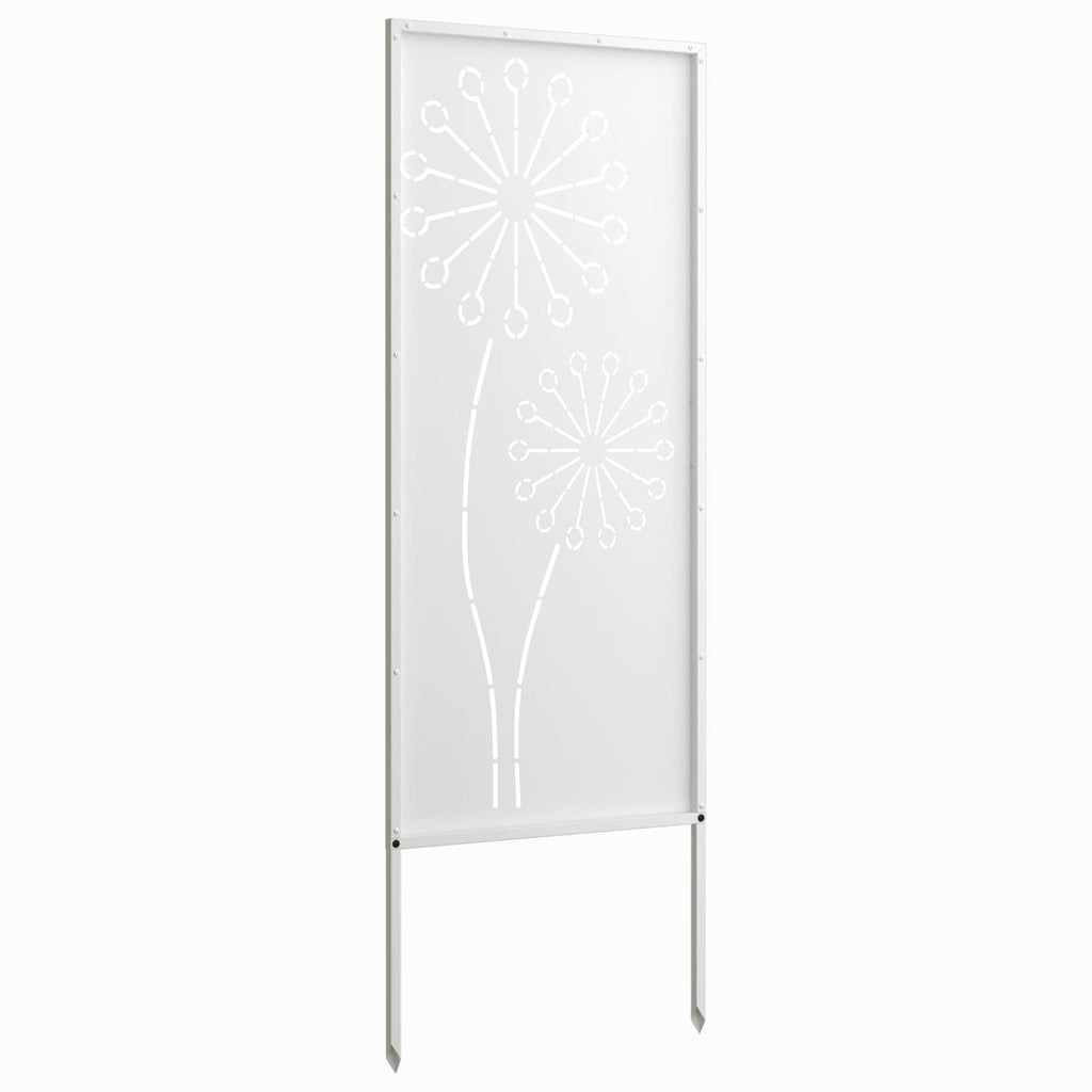 Garten Sichtschutz-Leinwand Weiß 50 x 140 cm