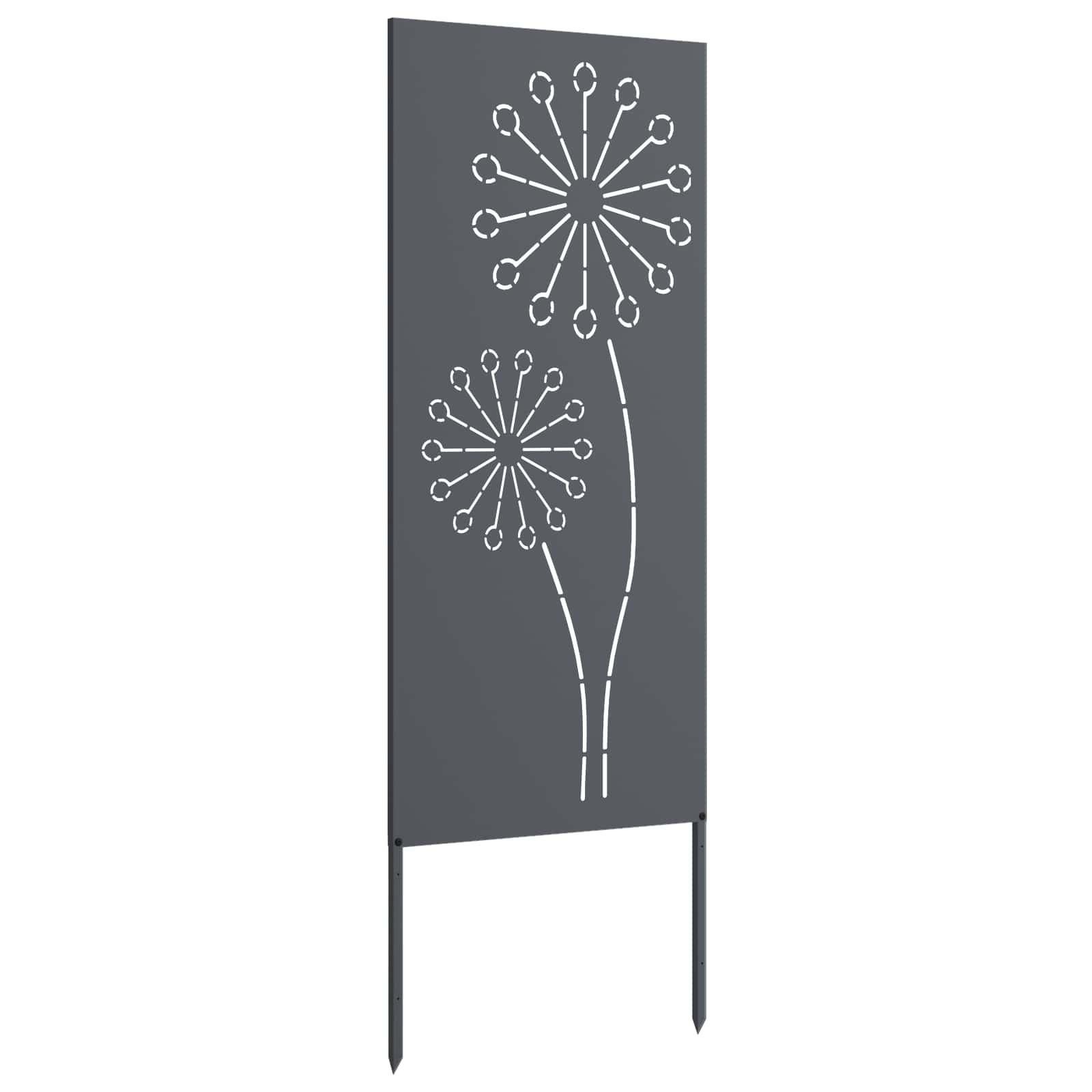 Garten Sichtschutz-Leinwand Anthrazit 50 x 140 cm
