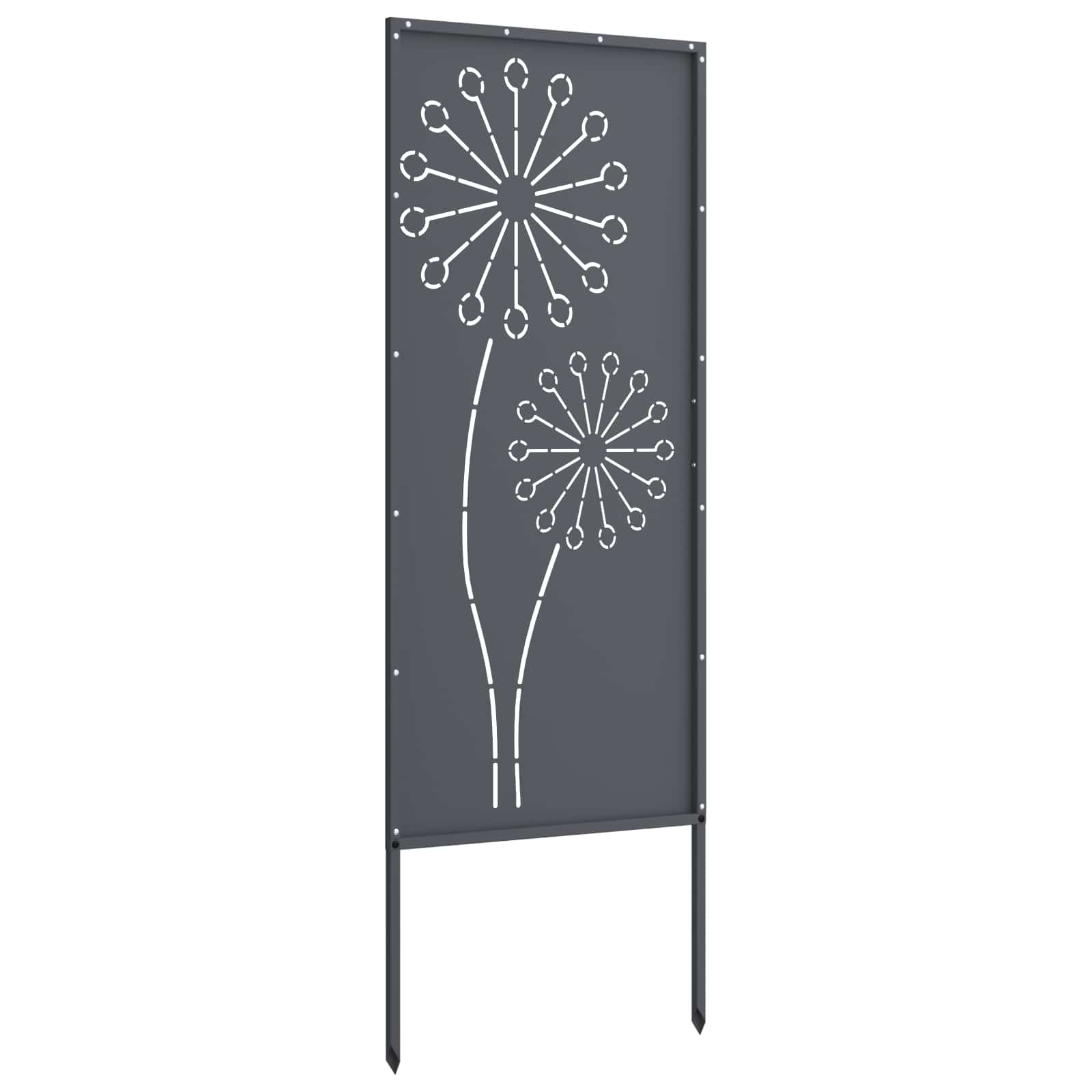 Garten Sichtschutz-Leinwand Anthrazit 50 x 140 cm
