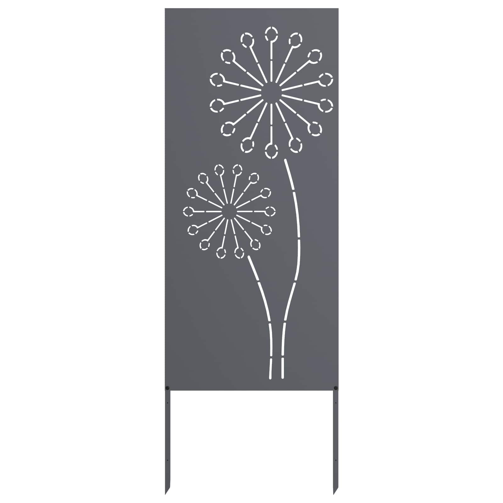 Garten Sichtschutz-Leinwand Anthrazit 50 x 140 cm