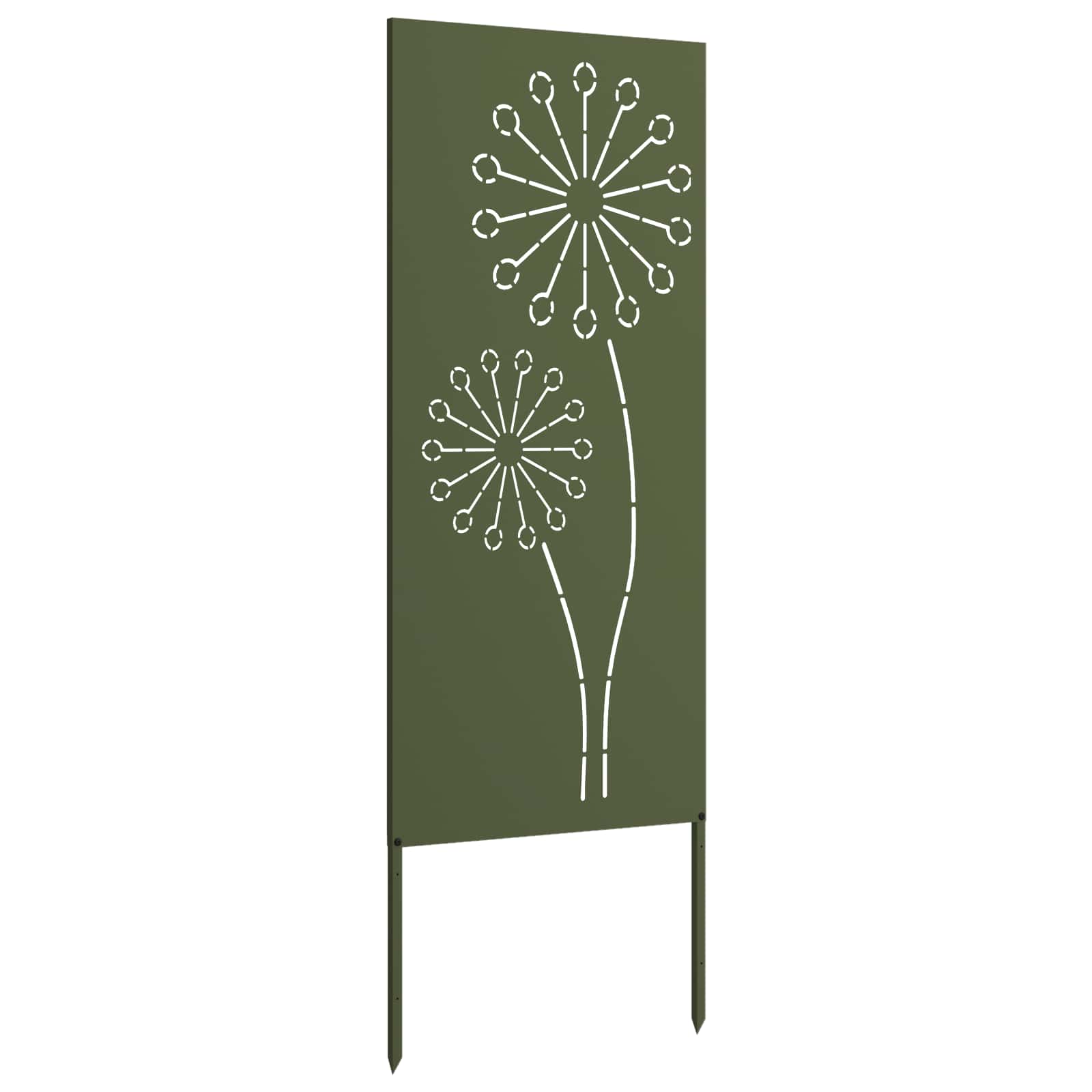 Garten Sichtschutz-Leinwand Olivgrün 50 x 140 cm