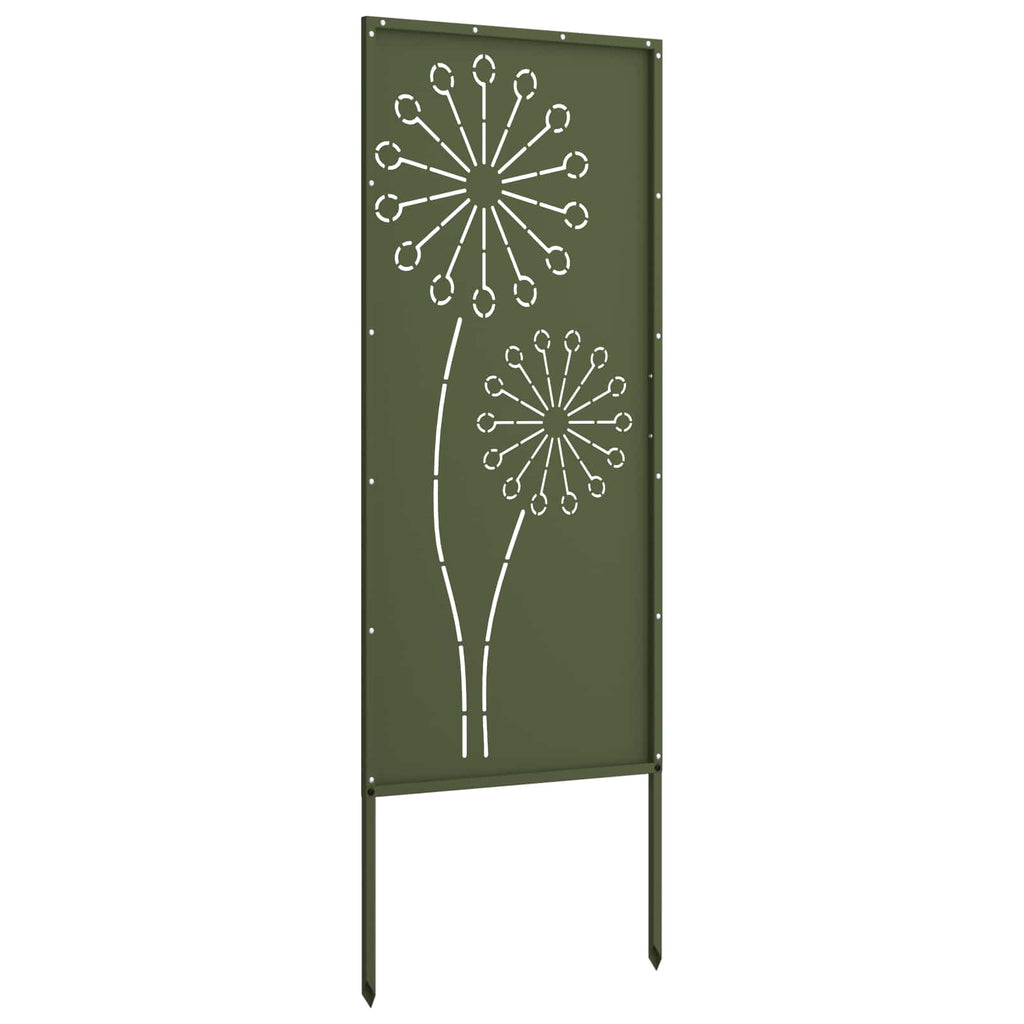 Garten Sichtschutz-Leinwand Olivgrün 50 x 140 cm