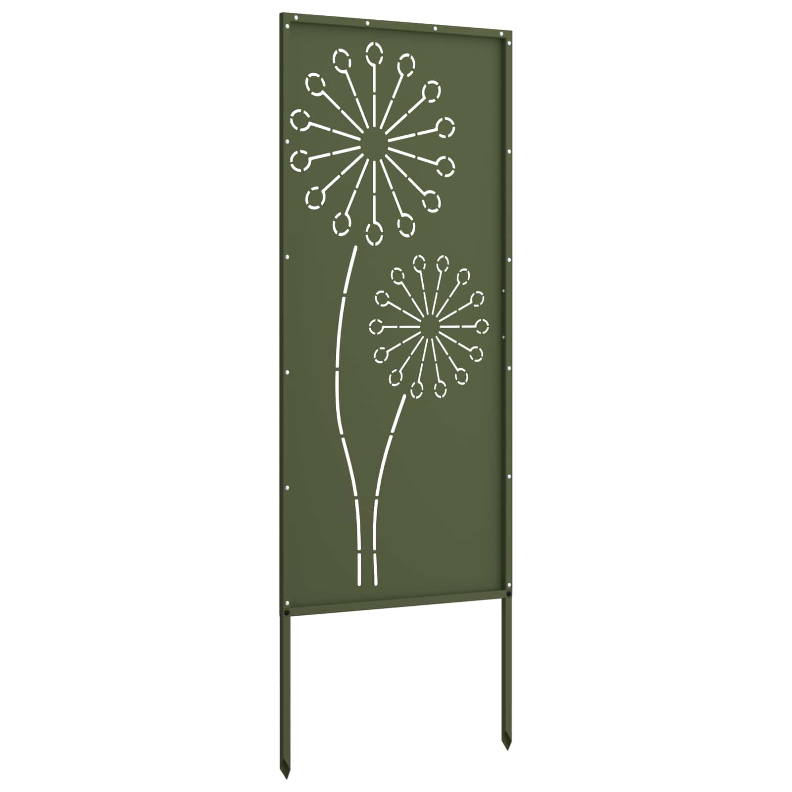 Garten Sichtschutz-Leinwand Olivgrün 50 x 140 cm