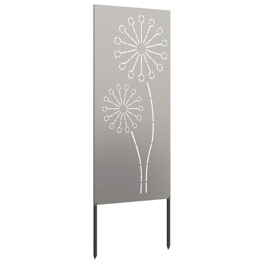 Garten Sichtschutz-Leinwand Rostig 50 x 140 cm Wetterfeststahl