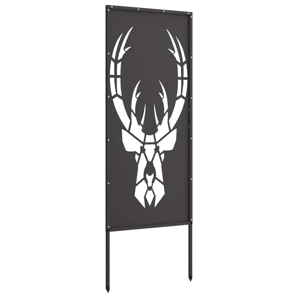 Garten Sichtschutz-Leinwand Tiermuster Schwarz 50 x 140 cm