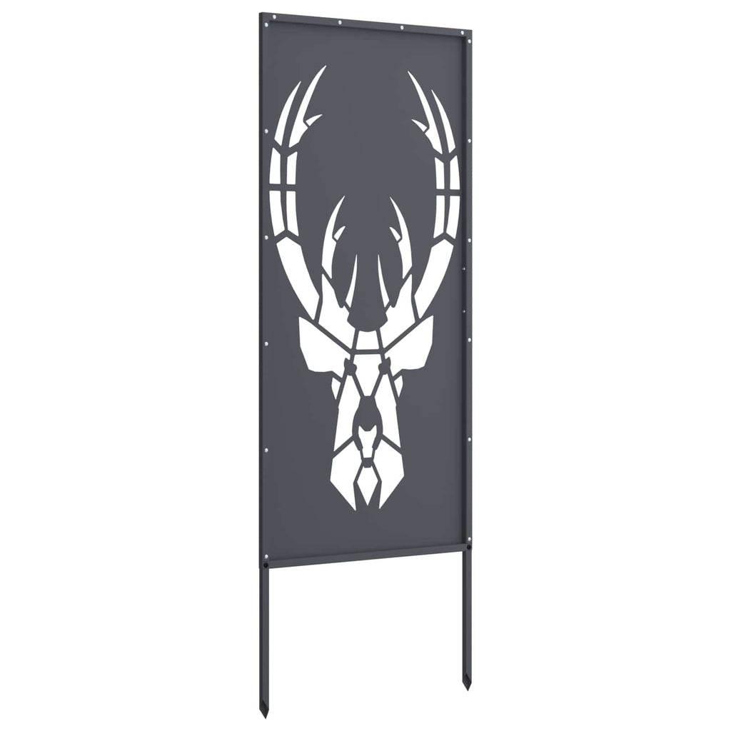 Garten Sichtschutz-Leinwand Tiermuster Anthrazit 50 x 140 cm