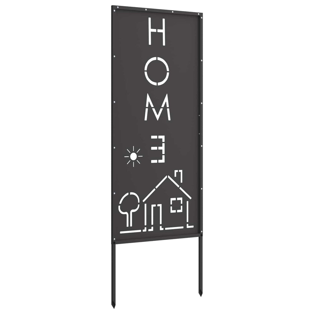 Garten Sichtschutz-Leinwand Schwarz 50 x 140 cm