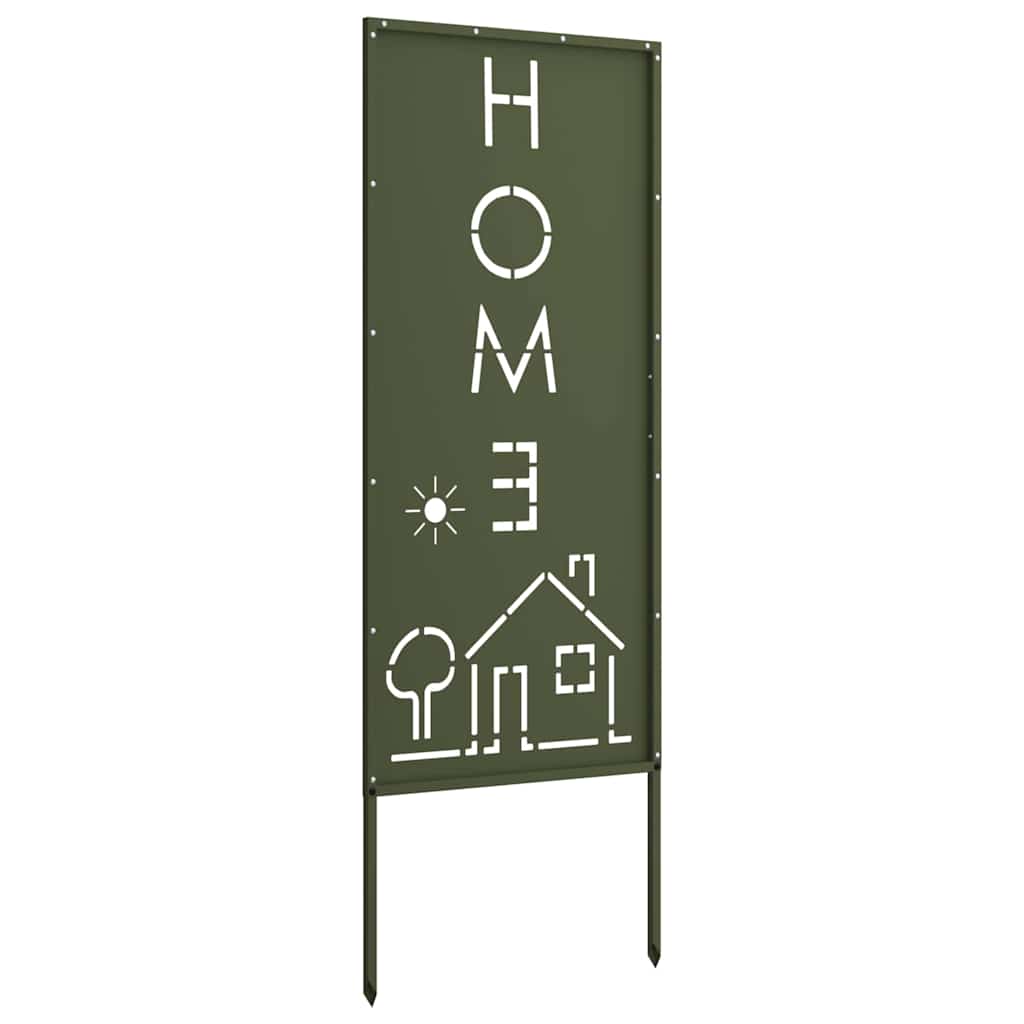 Garten Sichtschutz-Leinwand Olivgrün 50 x 140 cm