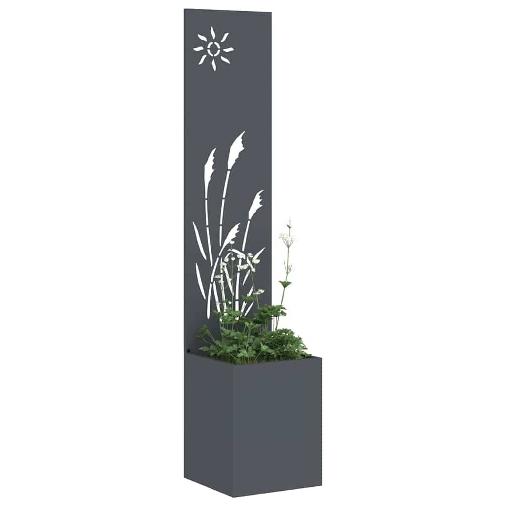 Garten Sichtschutz-Leinwand Anthrazit 32 x 150 cm