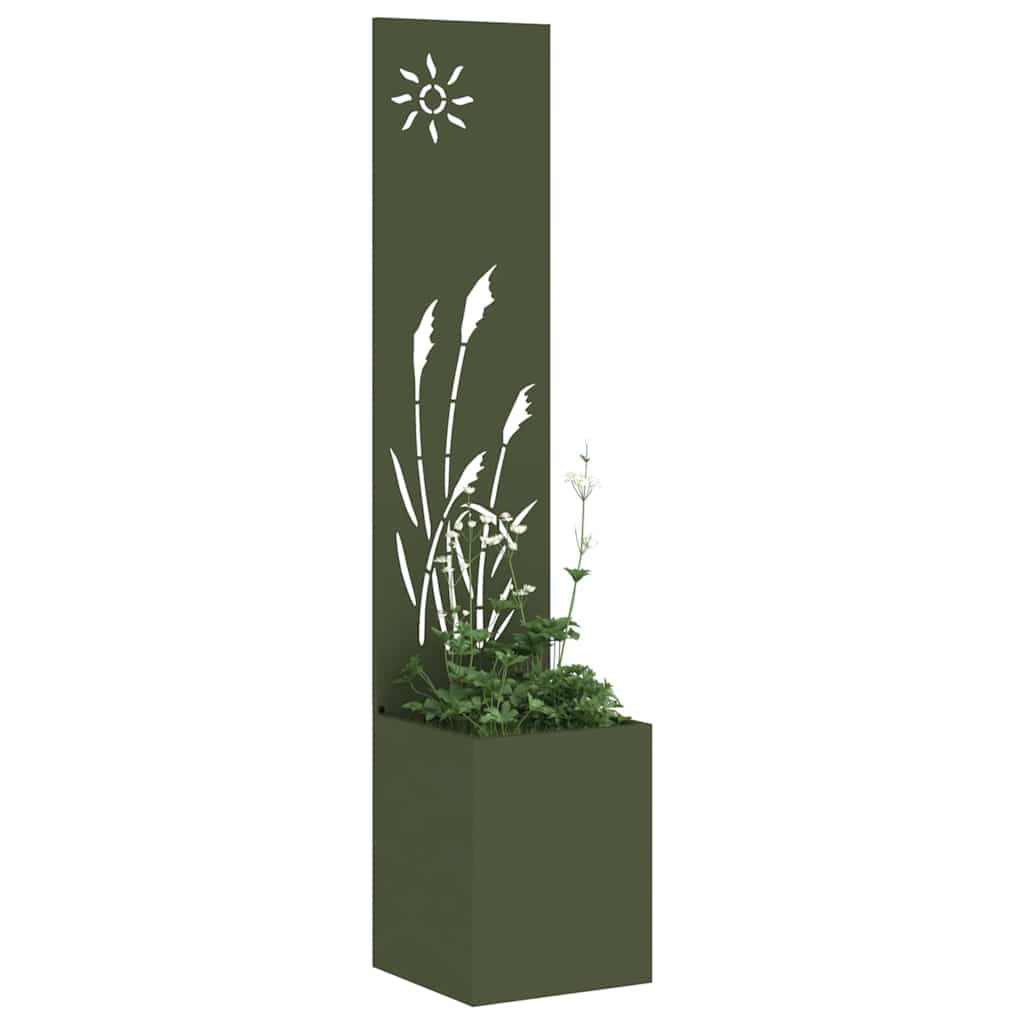 Garten Sichtschutz-Leinwand Olivgrün 32 x 150 cm