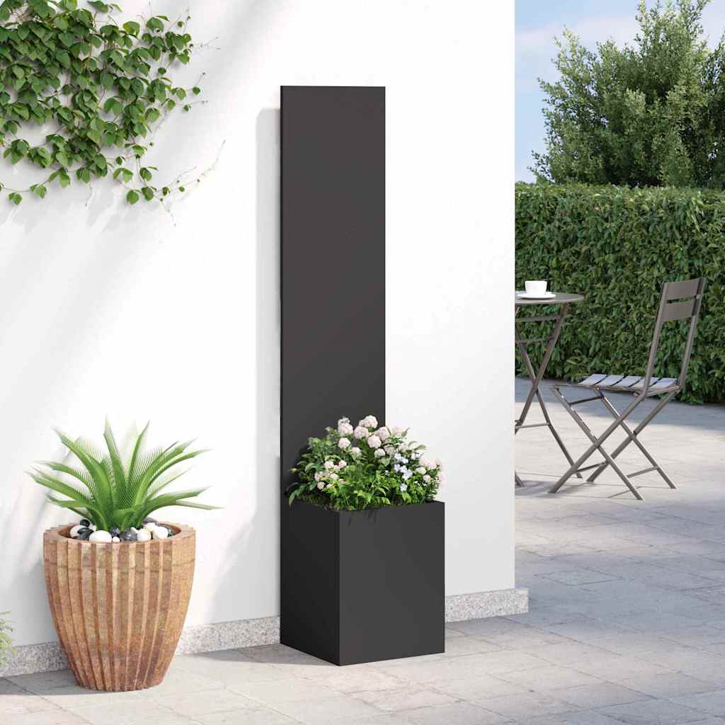 Garten Sichtschutz-Leinwand Schwarz 32 x 32 x 150 cm