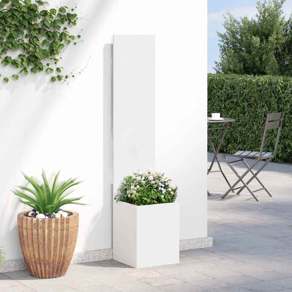 Garten Sichtschutz-Leinwand Weiß 32 x 150 cm