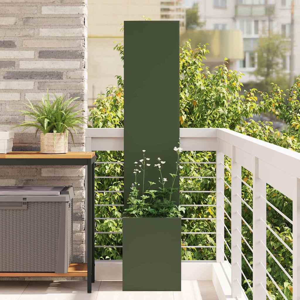 Garten Sichtschutz-Leinwand Olivgrün 32 x 150 cm