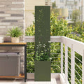 Garten Sichtschutz-Leinwand Floral Olivgrün 32 x 32 x 150 cm