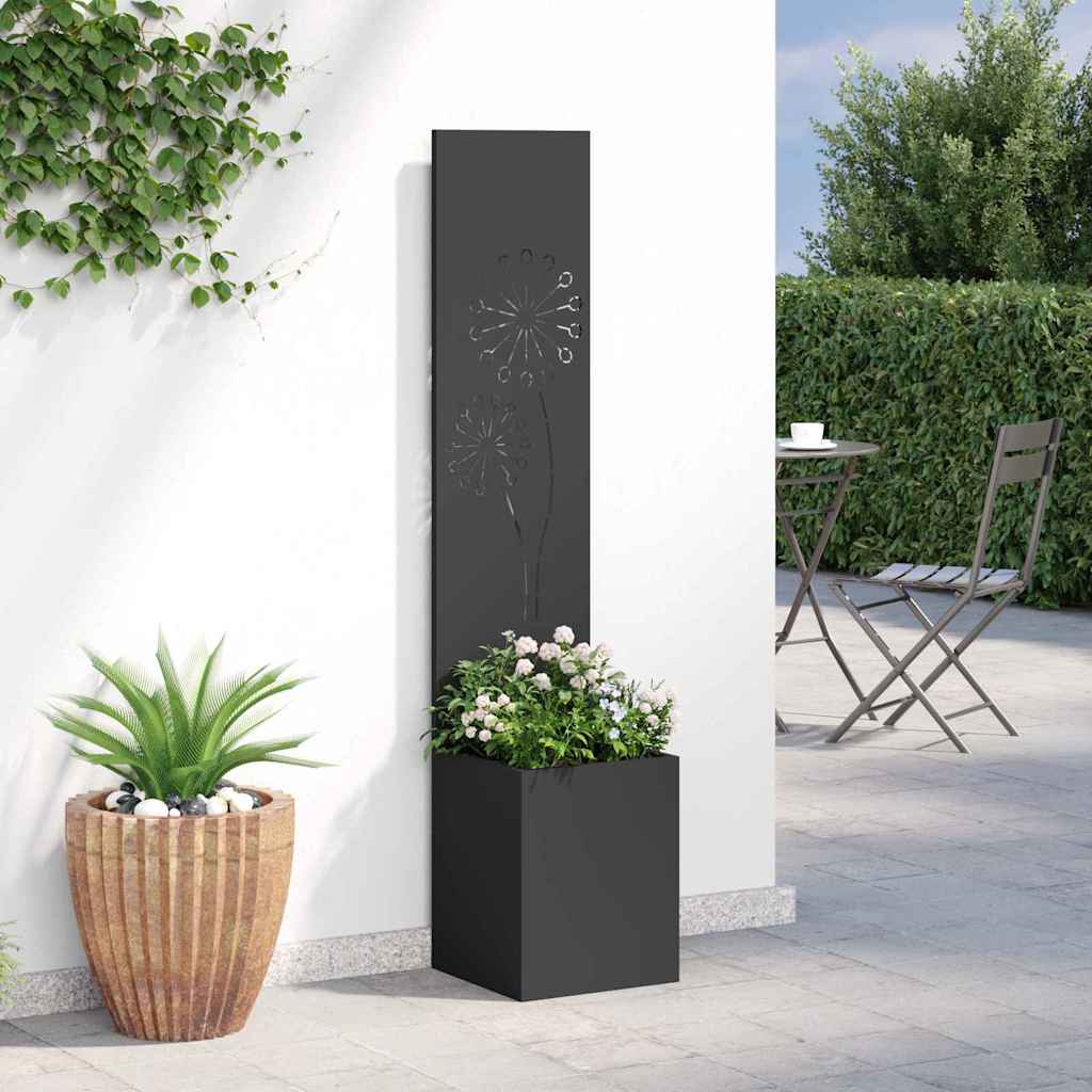 Garten Sichtschutz-Leinwand Schwarz 32 x 32 x 150 cm